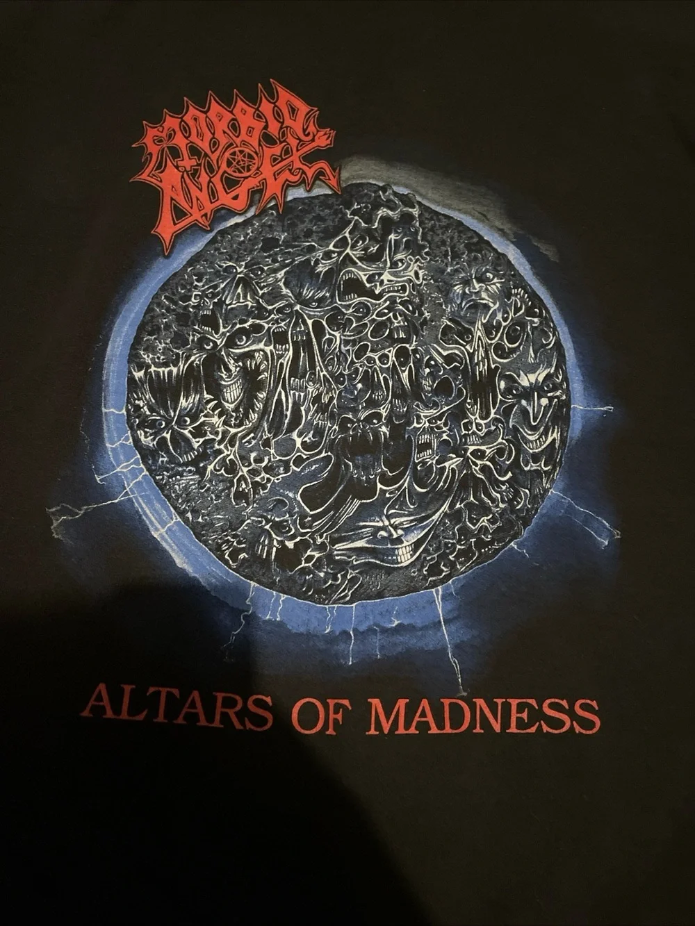 Morbid Angel “Altars Of Madness” Album Cover Full Zip Hoodie Large Death Metal